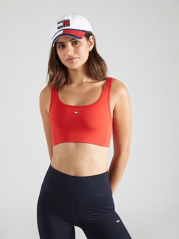 TOMMY HILFIGER Bustier Sport-BH in Rot: predná strana