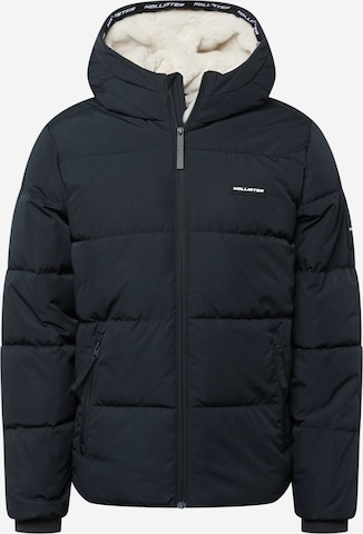 HOLLISTER Winter Jacket in Black: front