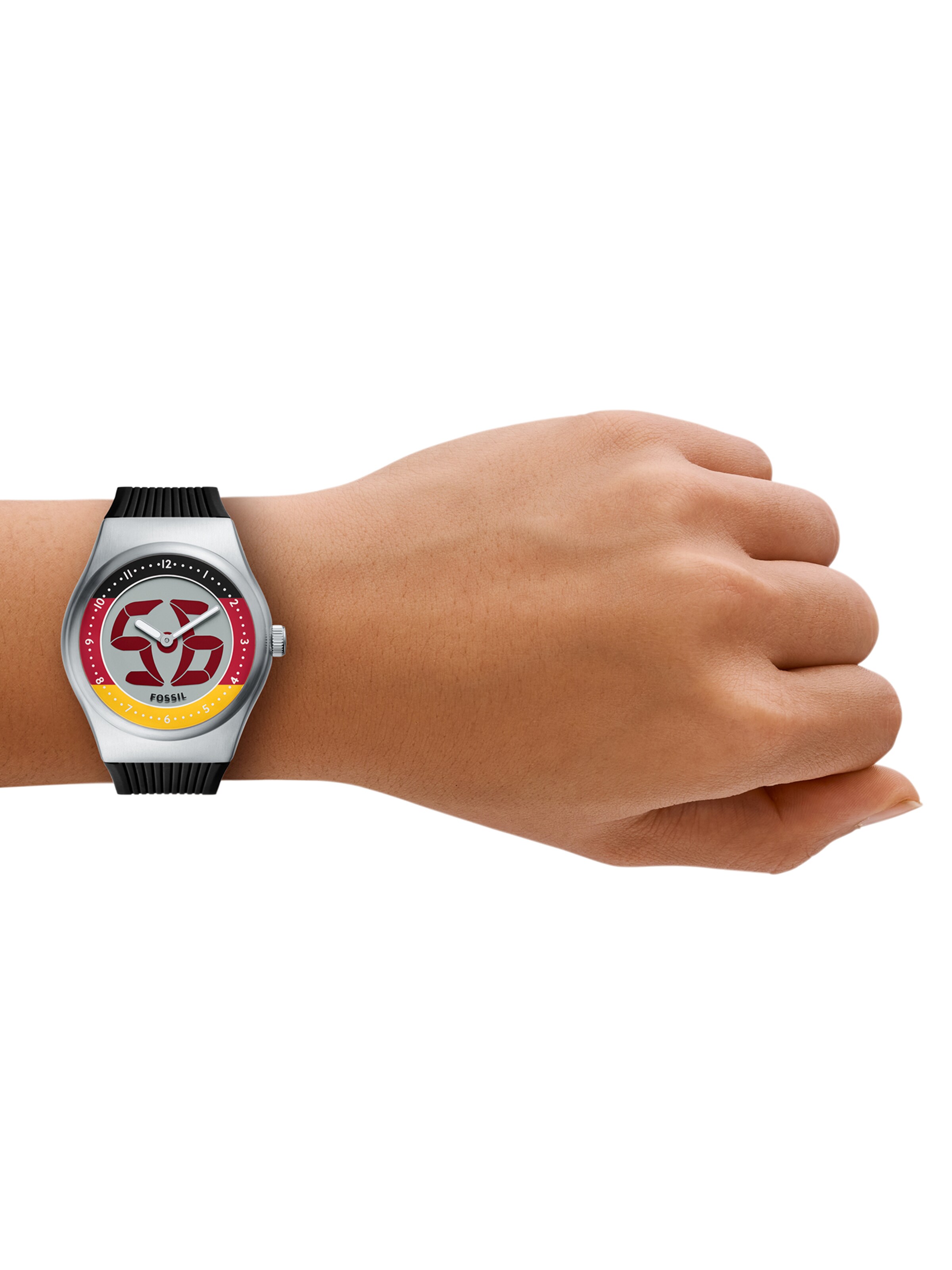 FOSSIL - Reloj analógico 'ARCHIVAL BIG TIC - Germany' en plata