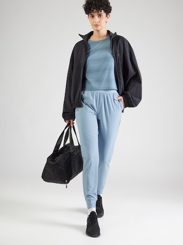 UNDER ARMOUR Tapered Workout Pants 'Rival' in Blue