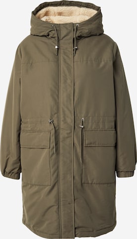 Vero Moda CurveZimska parka - zelena boja: prednji dio