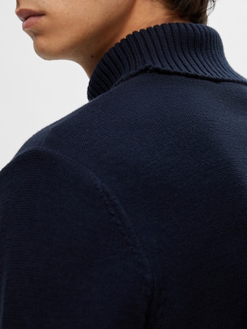 SELECTED HOMME Sweater 'AXEL' in Blue