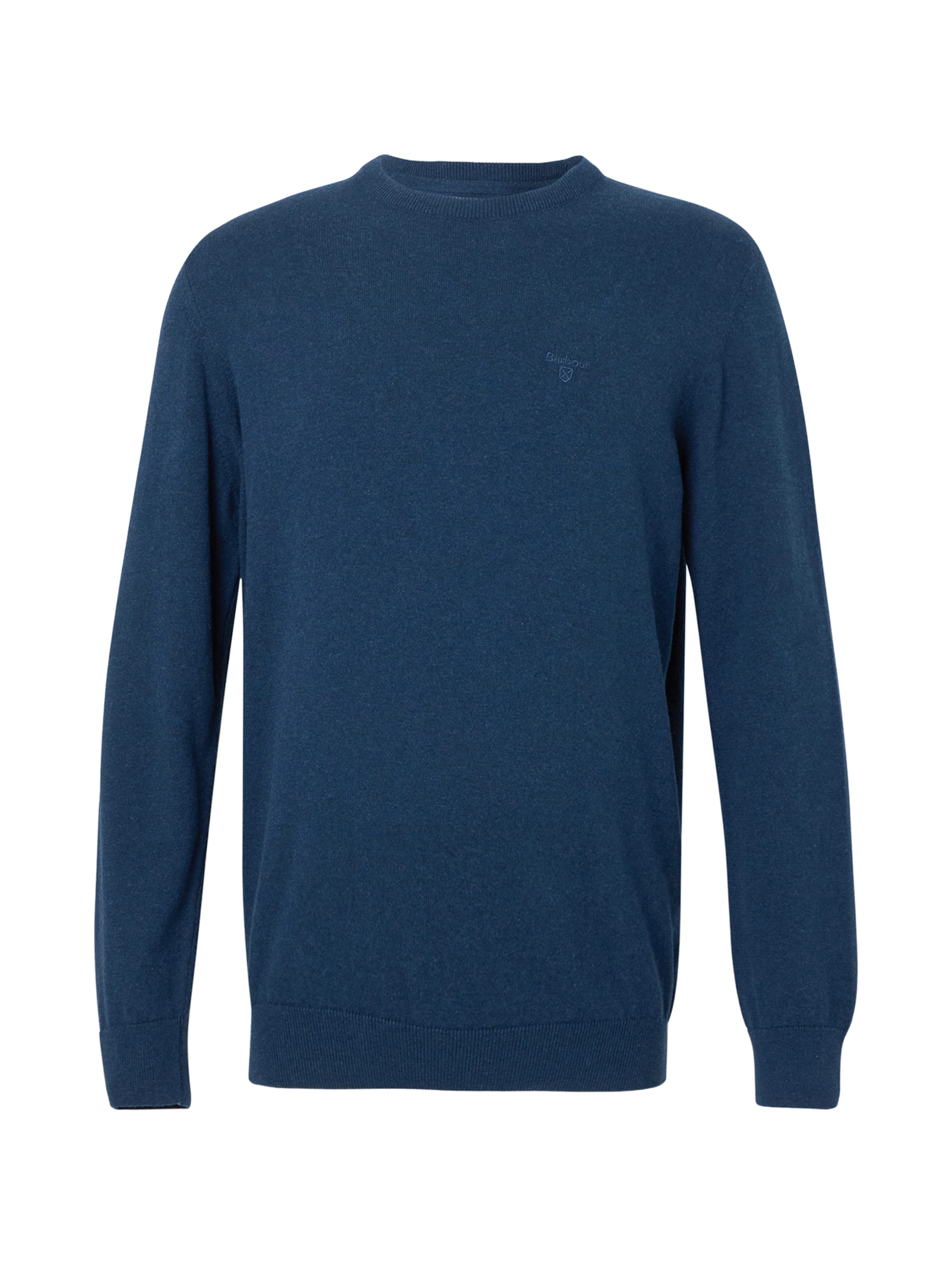 Barbour Trui in Blauw: voorkant