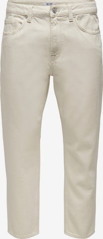 regular Jeans 'Avi' di Only & Sons in beige: frontale