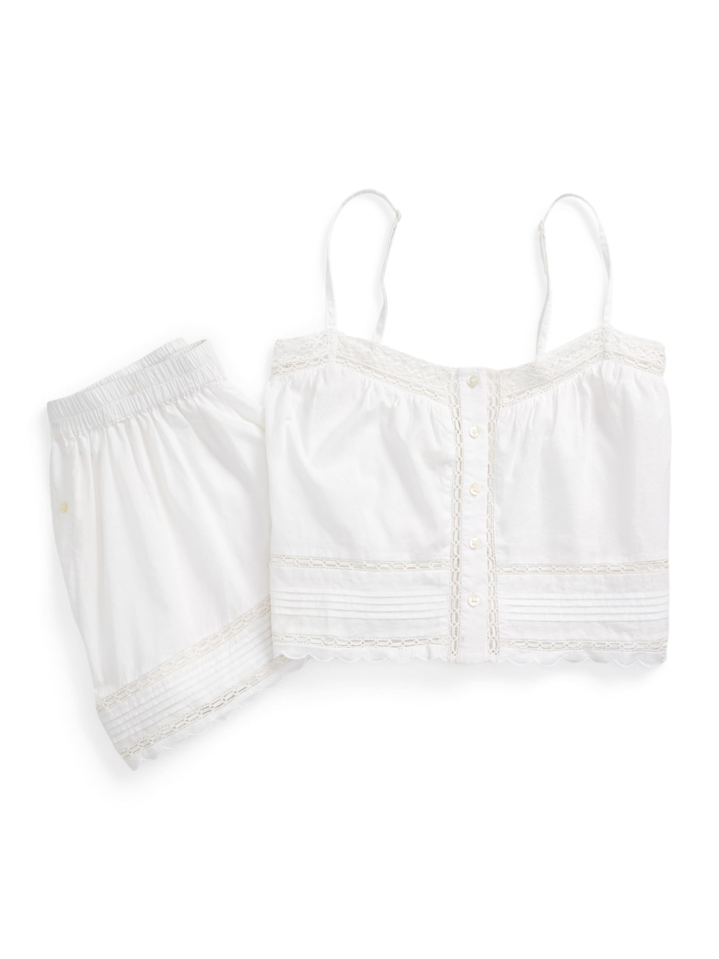 Pyjama ' Vintage Pretty Voile ' Polo Ralph Lauren en blanc
