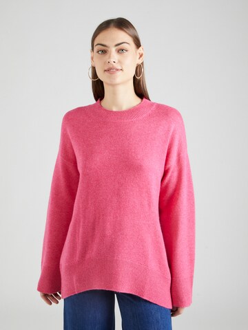 Pure Cashmere NYC Sweater in Pink: front