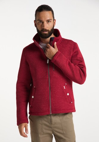 ICEBOUND Fleece Jacket in Red: front