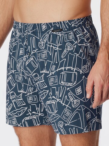 SCHIESSER Boxershorts ' Multipacks ' in Blauw: voorkant