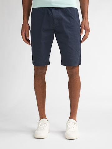 Petrol Industries - regular Pantalón chino en azul: frente