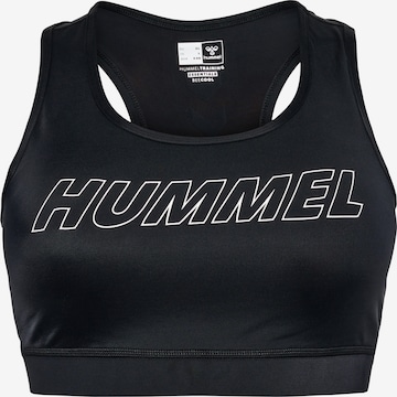 Hummel Sport-BH in Schwarz: predná strana