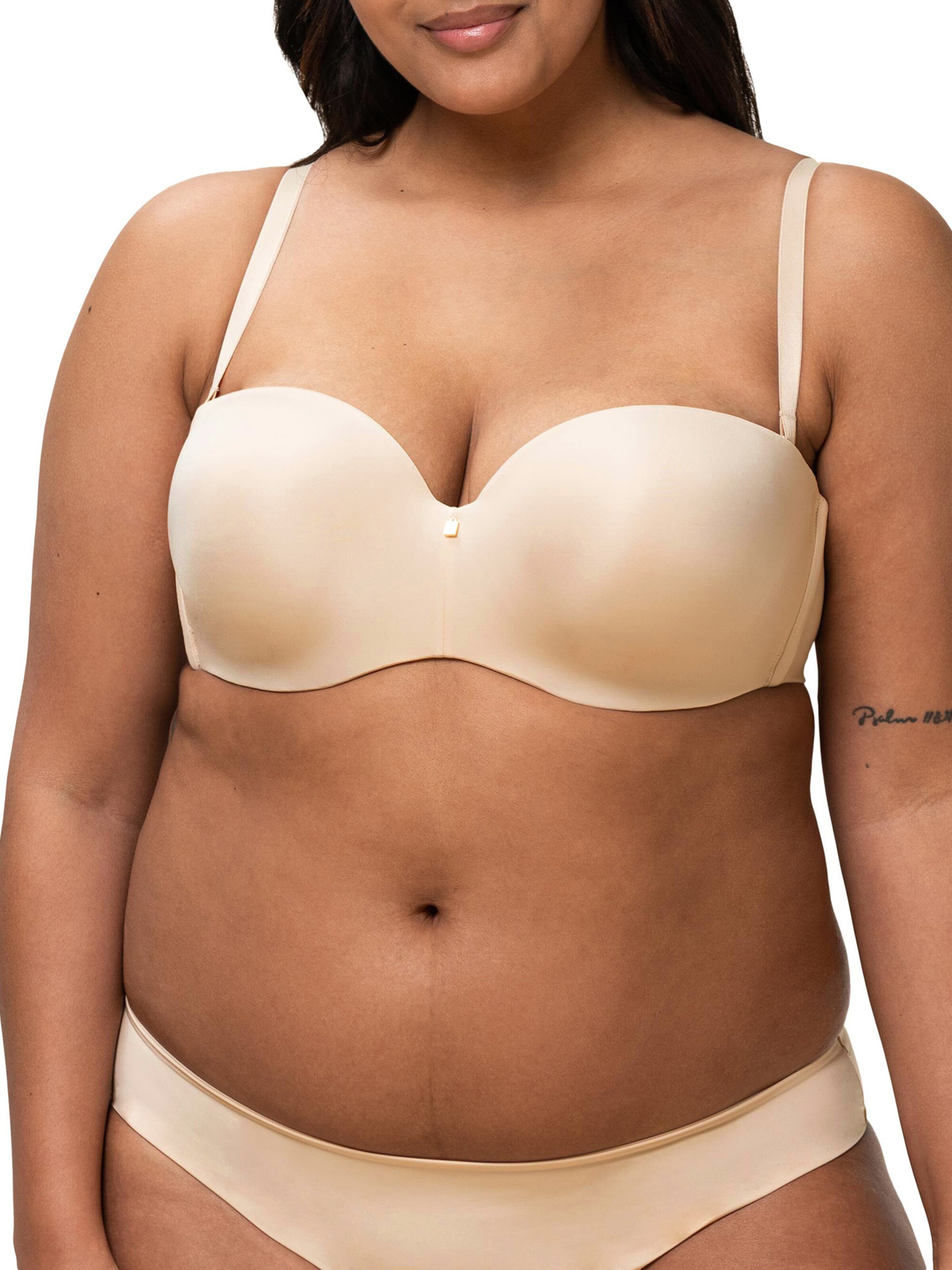 TRIUMPH T-shirt BH ' Body Make-Up Essentials ' in Beige: voorkant