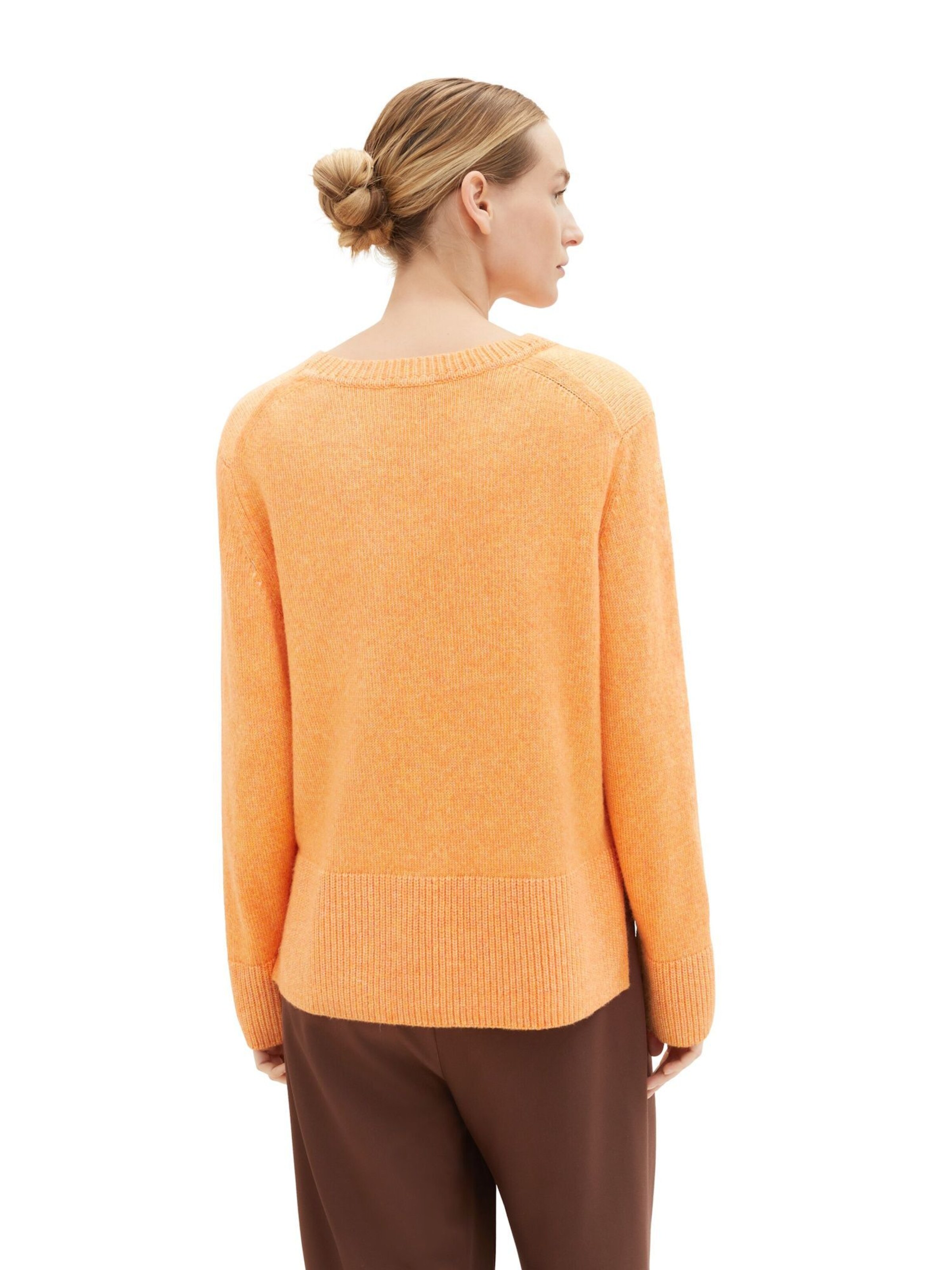 TOM TAILOR Pullover in Orange