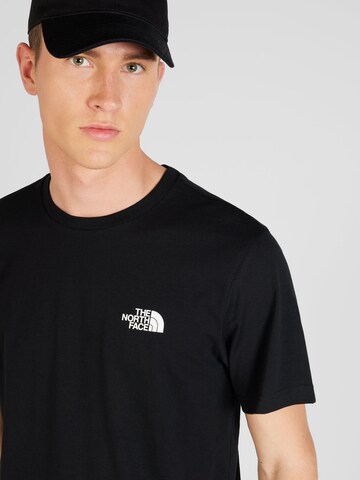 THE NORTH FACE T-shirt i svart