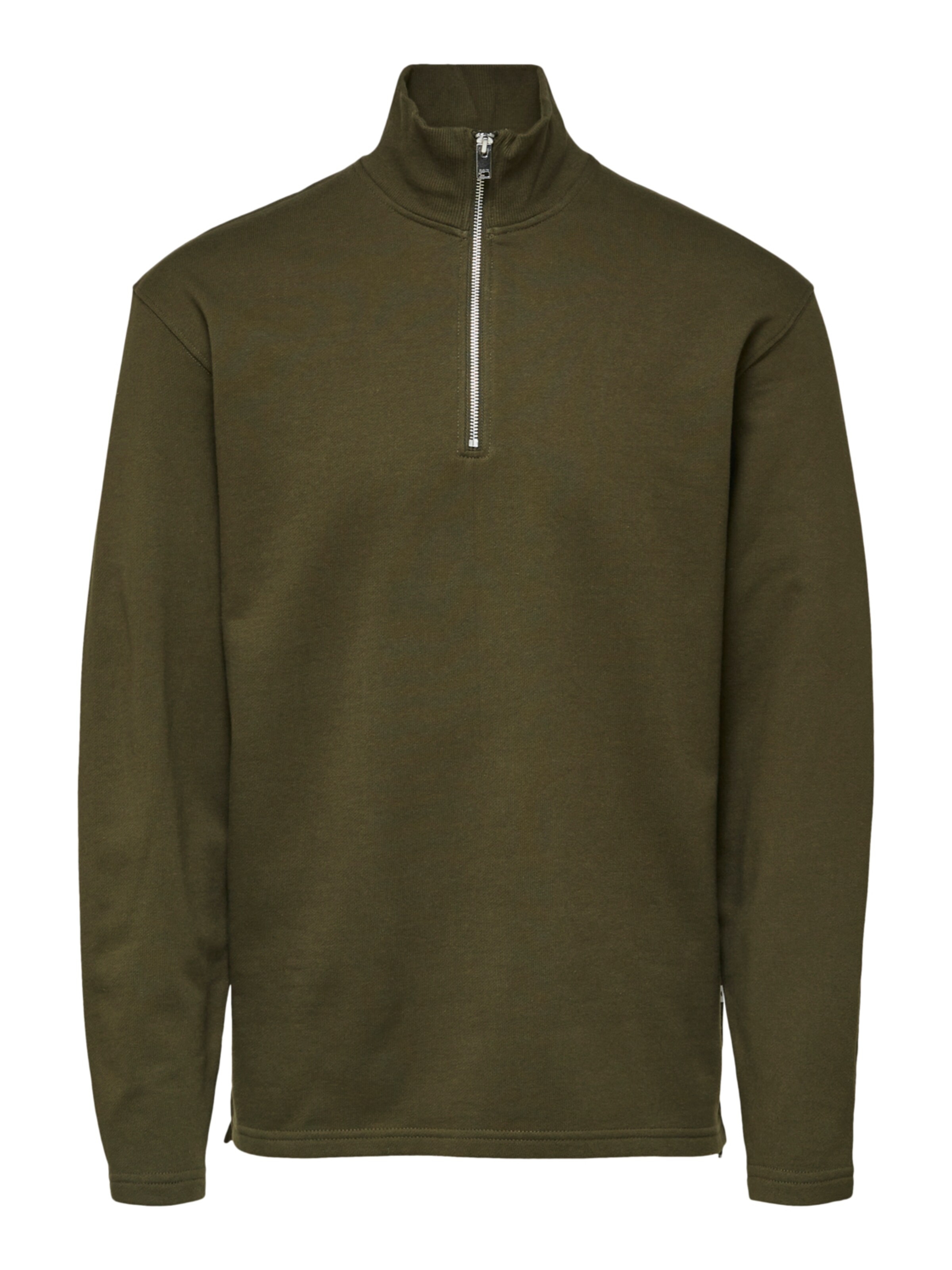 Männer Sweat SELECTED HOMME Sweatshirt in Oliv - WO06319 Männer Sweat SELECTED HOMME Sweatshirt in Oliv - WO06319