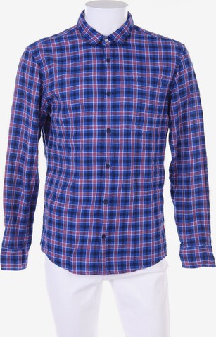 QS Button Up Shirt in L in Blue: front