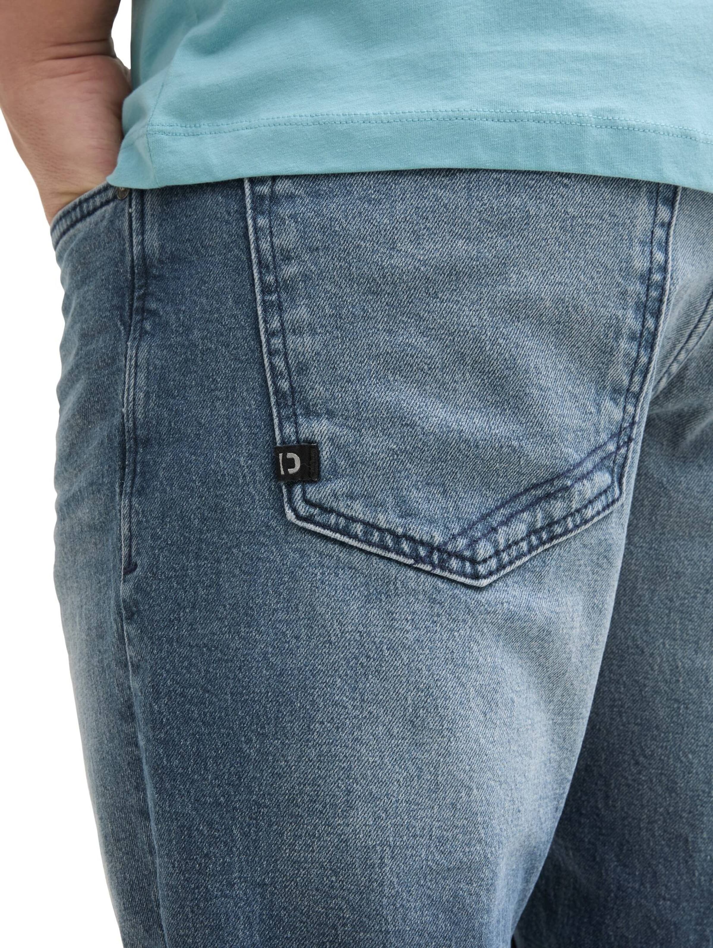 Coupe slim Jean 'Piers' TOM TAILOR DENIM en bleu