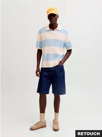 JACK & JONES - regular Pantalón chino en azul: frente