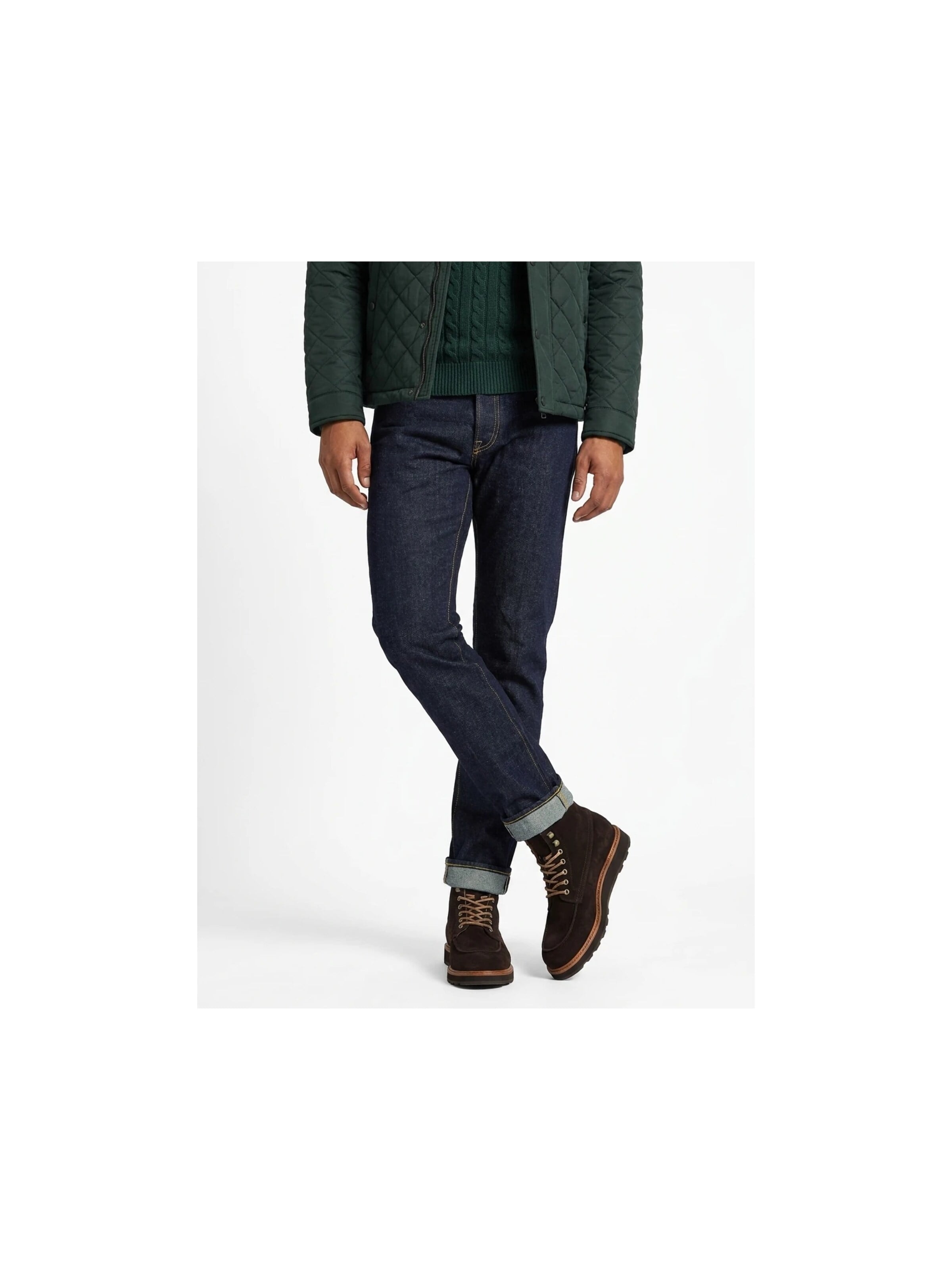 BLACKSTONE - Botas con cordones 'PERIDOT ASHER HIGH' en marrón