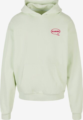 Merchcode Sweatshirt 'KEBAB' in Green: front