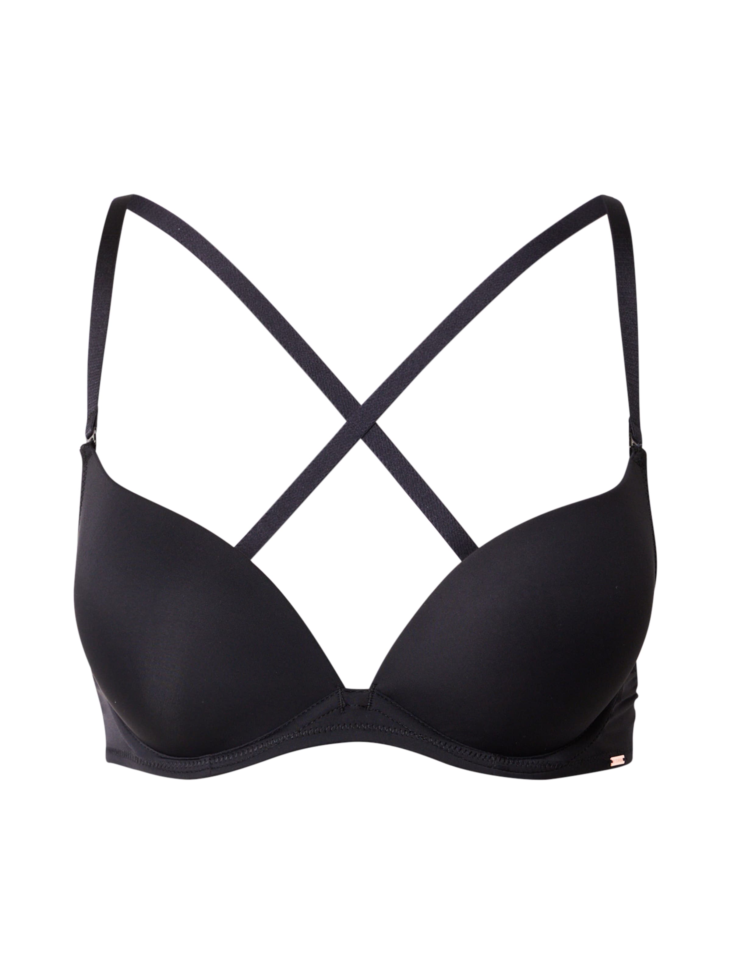 Dorina Push-up Podprsenka – černá: přední strana