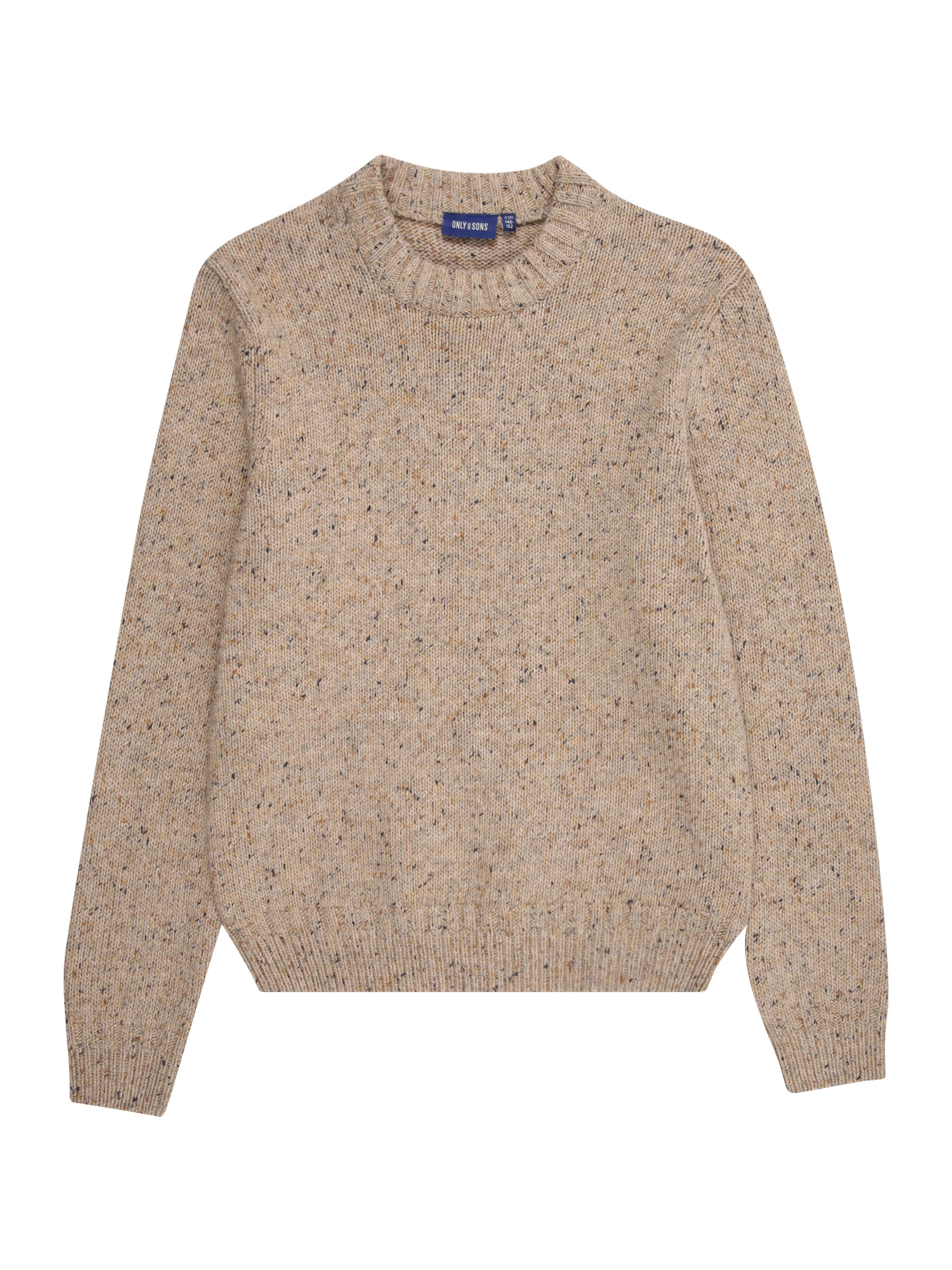 Only & Sons Junior Пуловер 'OSJBirky' в бежово: отпред
