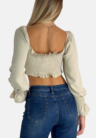 Chemisier Elara en beige