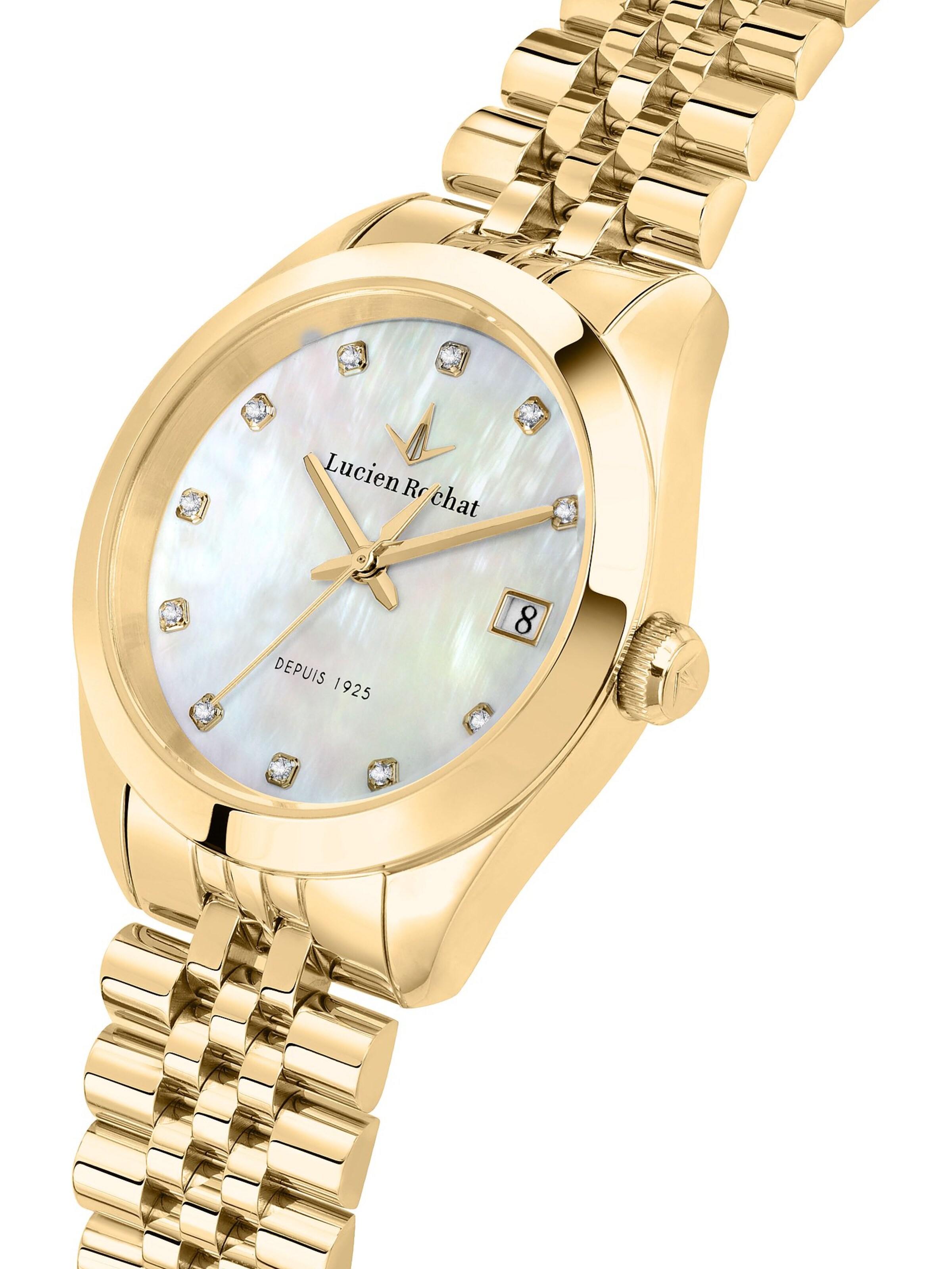 Lucien Rochat Analog Watch in Gold