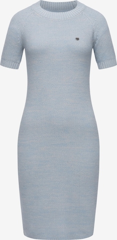 Ragwear Knitted dress 'Kolya' in Blue: front