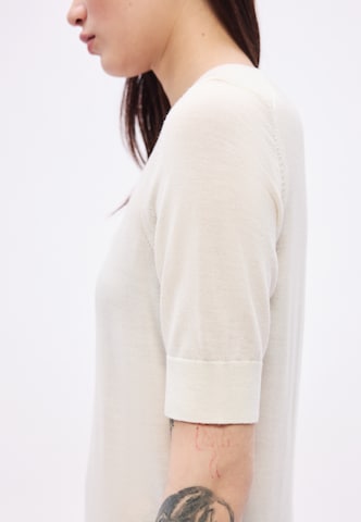 BOSS Sweater 'Farbella' in White