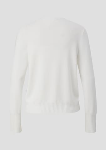 s.Oliver BLACK LABEL Knit Cardigan in White: back