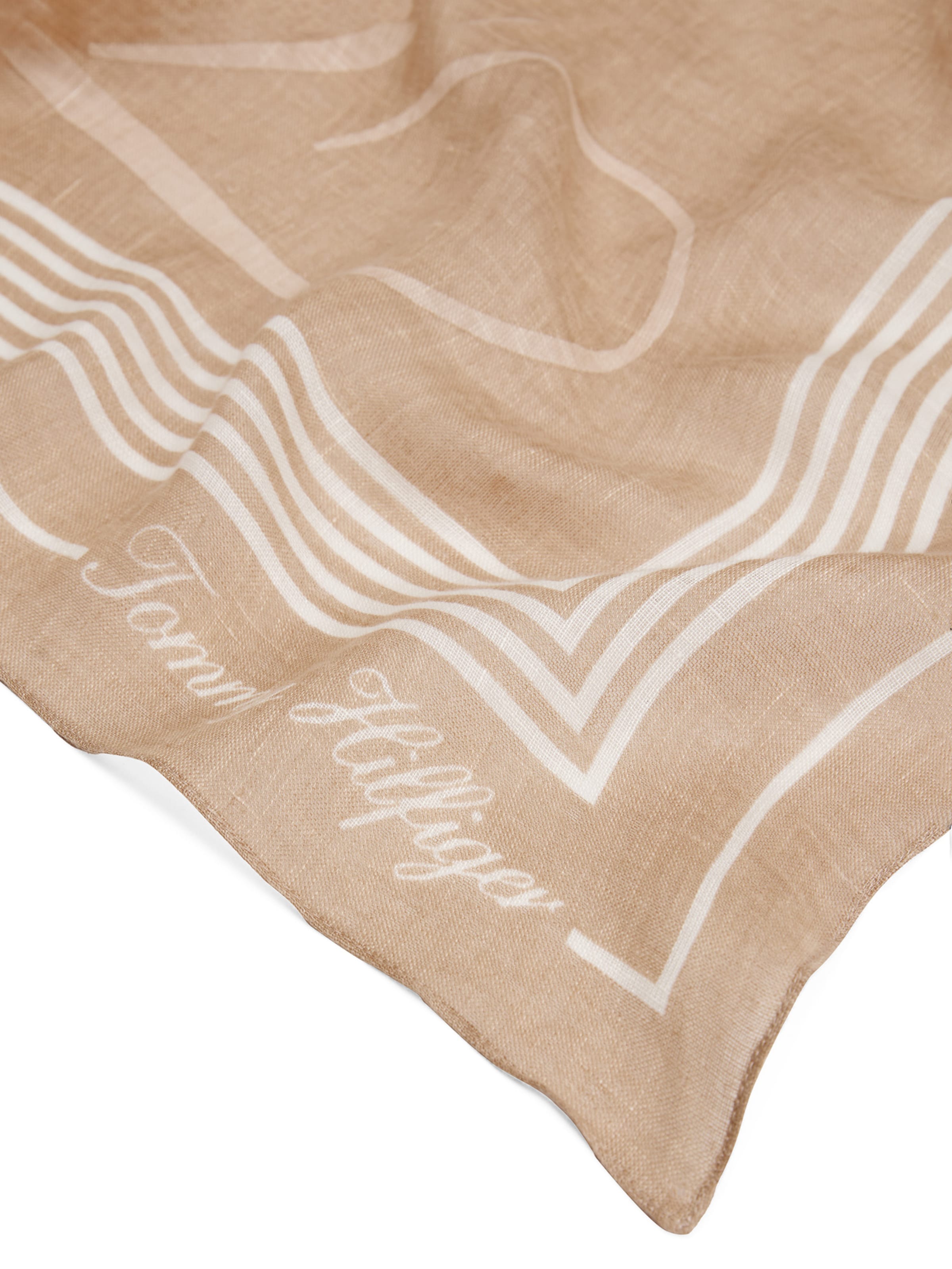 TOMMY HILFIGER Šatka 'SUMMER' - Hnedá