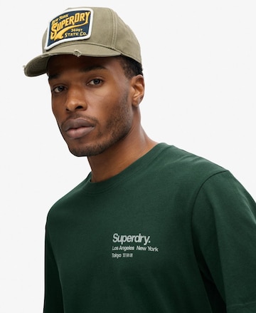 Superdry Μπλουζάκι σε πράσινο