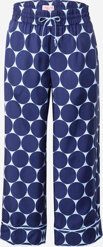 Kate Spade Loosefit Broek 'Deborah' in Blauw: voorkant