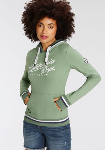 KangaROOS Athletic Sweatshirt in Green