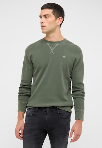MUSTANG Sweatshirt 'Asheville' in Green: front