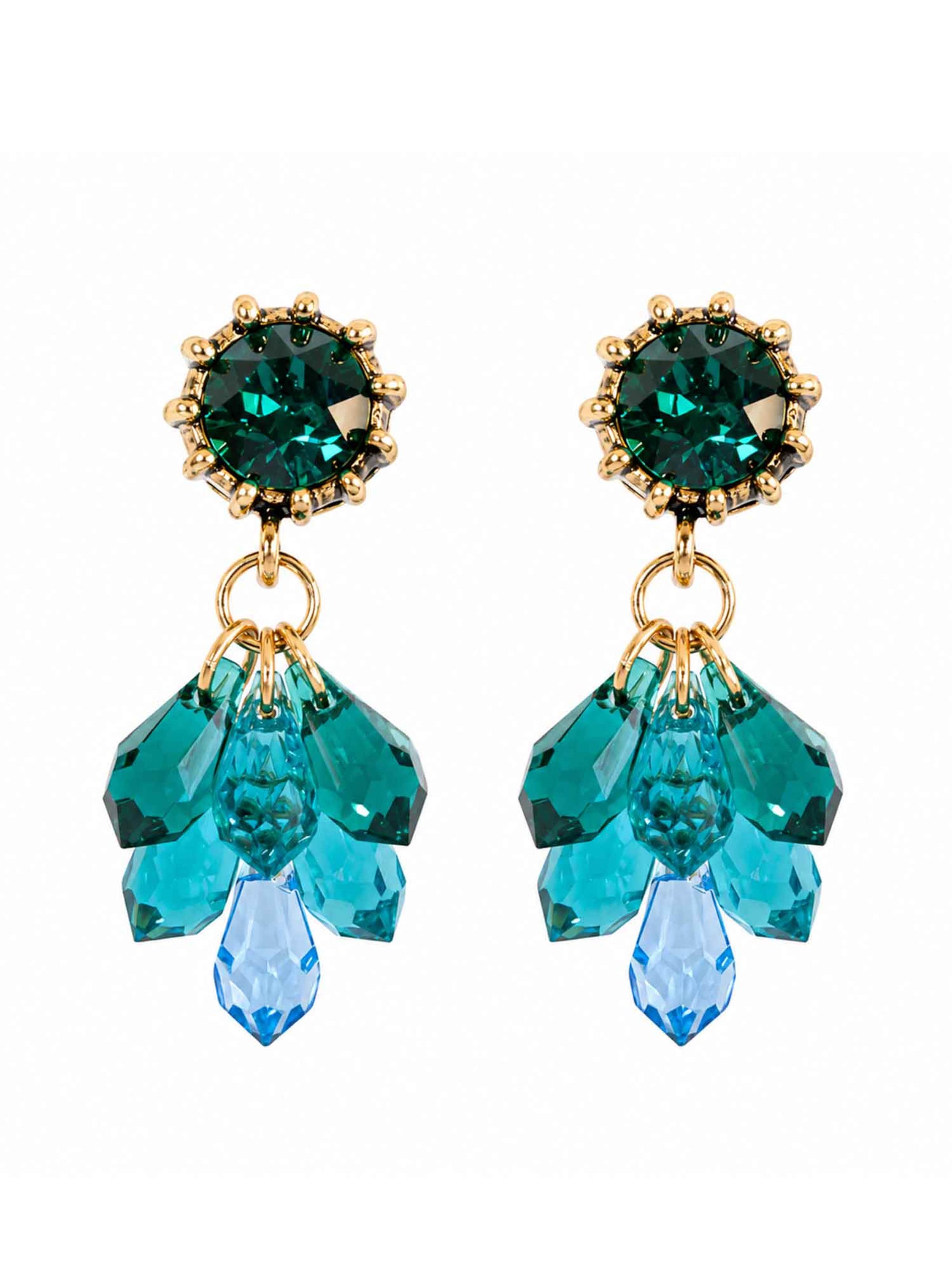 Orecchini 'Camry Crystal Drop Earrings' in One Size RteRme di colore oro, Visualizzazione prodotti
