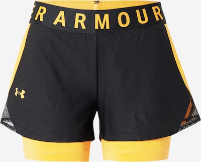 UNDER ARMOUR Workout Pants in Yellow / Black, Item view
