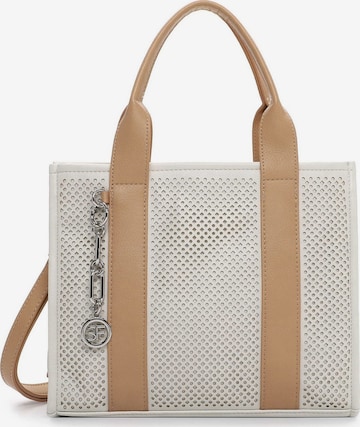 Borsa a mano di Suri Frey in bianco: frontale