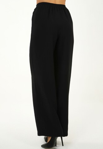 Awesome Apparel Regular Pleat-Front Pants in Black