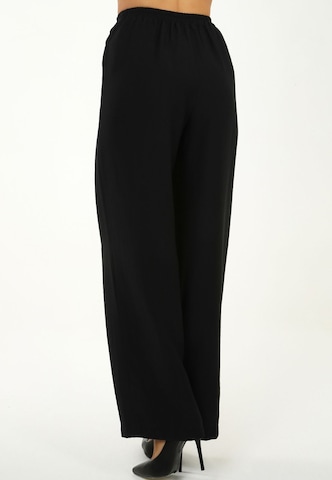 Awesome Apparel Regular Bundfaltenhose in Schwarz