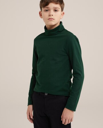 T-Shirt WE Fashion en vert : devant