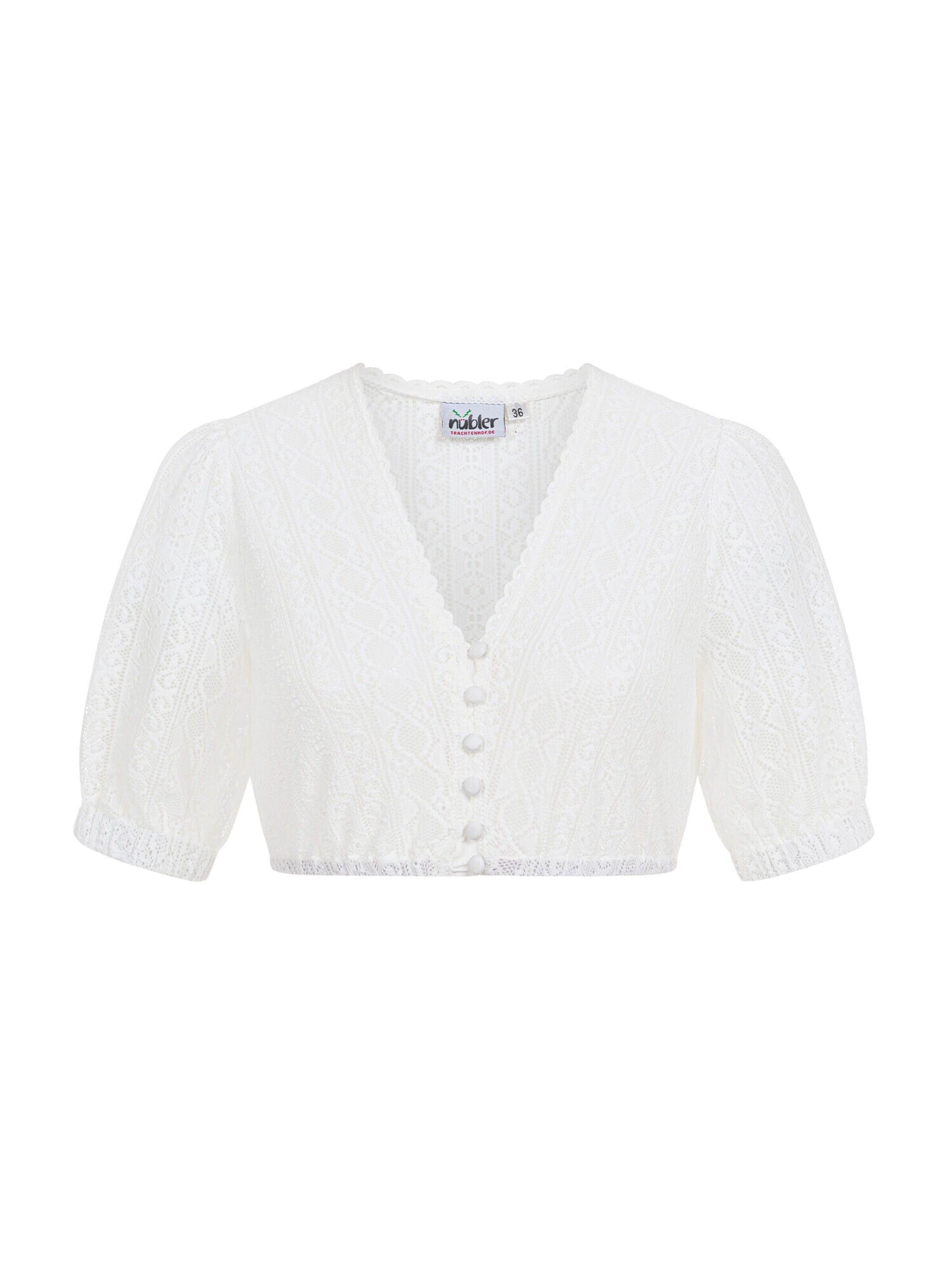 Trachtenhof Nübler Trachtenbluse 'Dirndlbluse Lily'‌ in Beige: Vorderseite