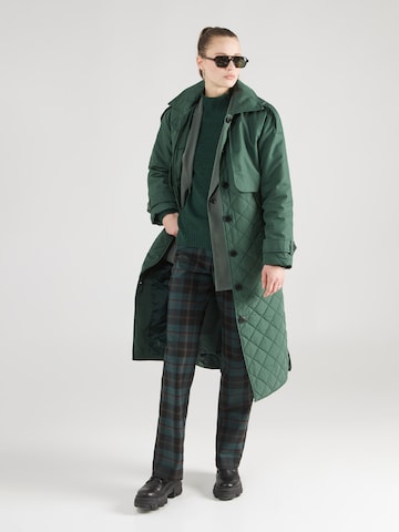 Manteau mi-saison 'Aurora' minus en vert