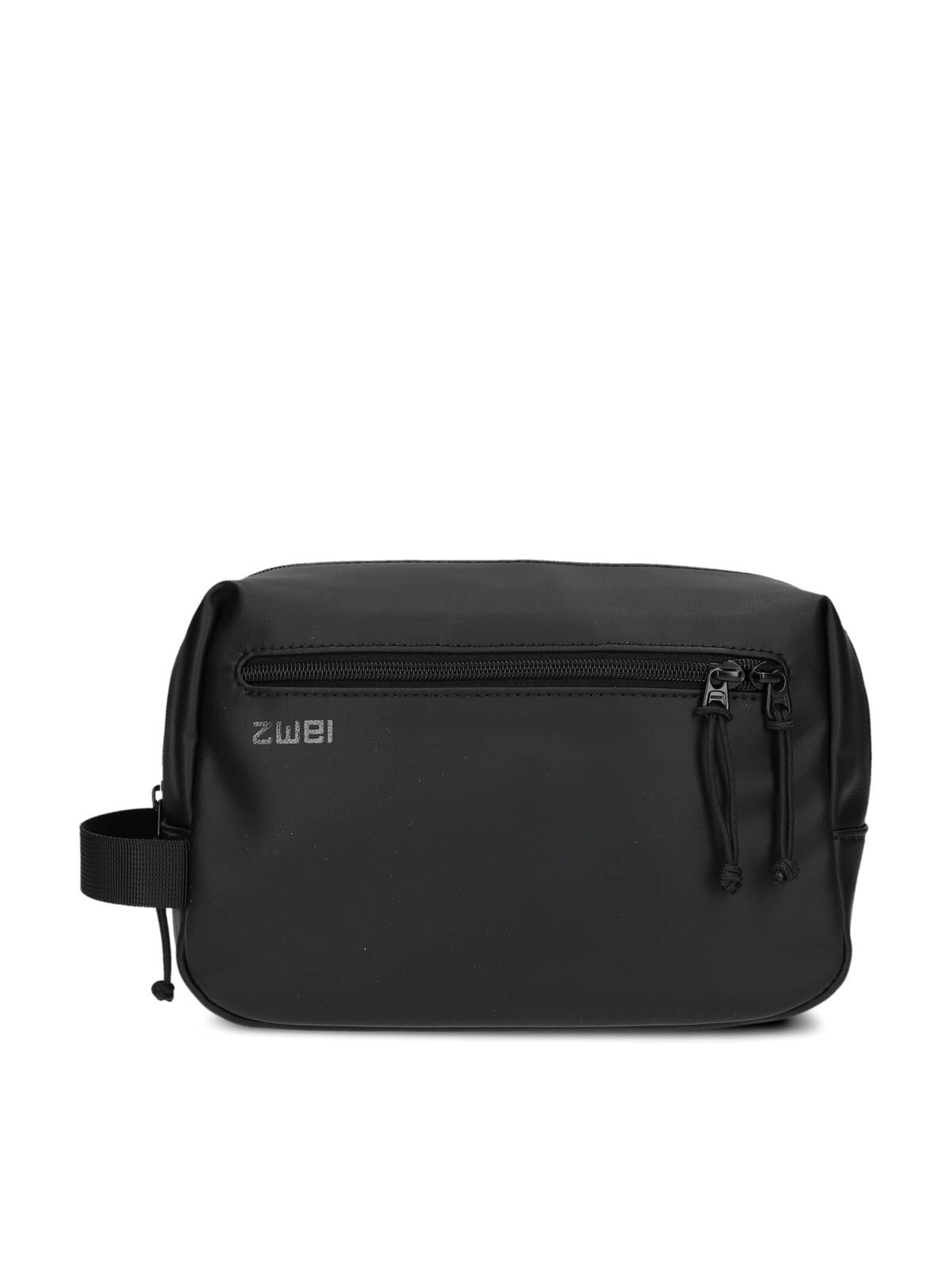ZWEI Kulturtasche‌‌ in Schwarz: Vorderseite