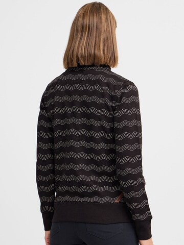Oxmo Gebreid vest 'Vanta' in Zwart