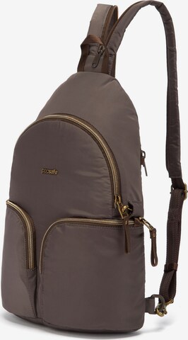 Pacsafe Rucksack in Braun