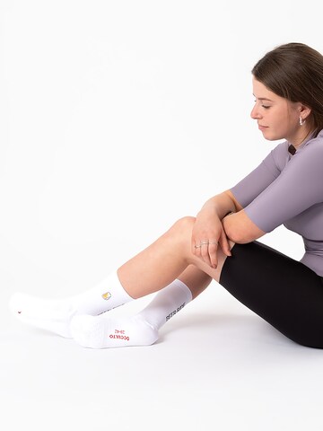 Occulto Athletic Socks 'Mathieu' in White