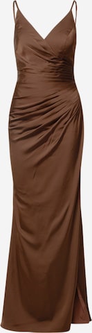 mascara Suknia wieczorowa w kolorze brązowy: przód