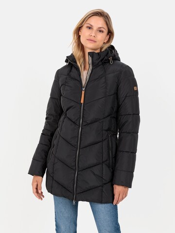 CAMEL ACTIVE Winter Coat in Black: front