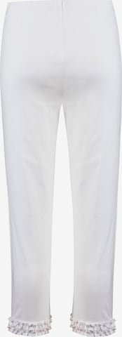 STEHMANN Slim fit Pants 'Waterford' in White